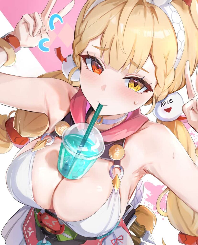 夏だ！水着だ!!おっぱいだ!!!エロすぎ美少女の水着イラストまとめ5 5枚目