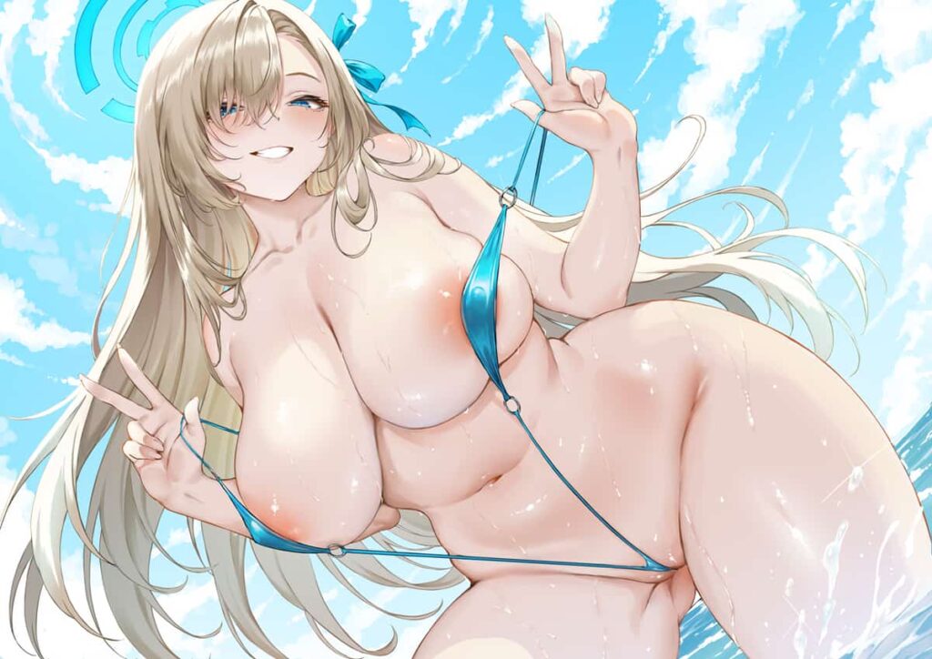 夏だ！水着だ!!おっぱいだ!!!エロすぎ美少女の水着イラストまとめ5 14枚目