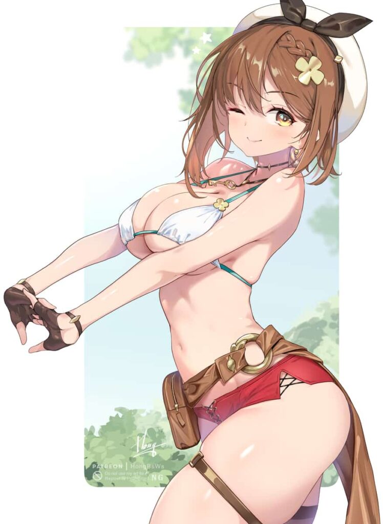 夏だ！水着だ!!おっぱいだ!!!エロすぎ美少女の水着イラストまとめ6 8枚目