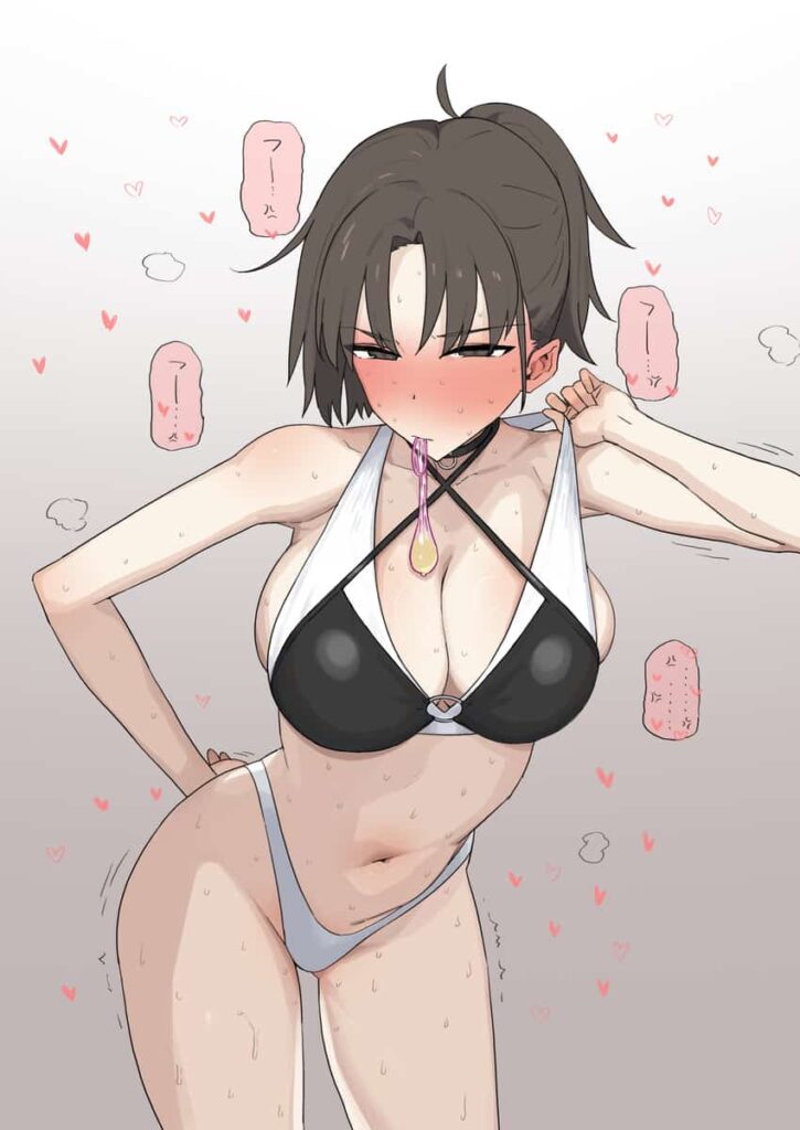 夏だ！水着だ!!おっぱいだ!!!エロすぎ美少女の水着イラストまとめ4 6枚目