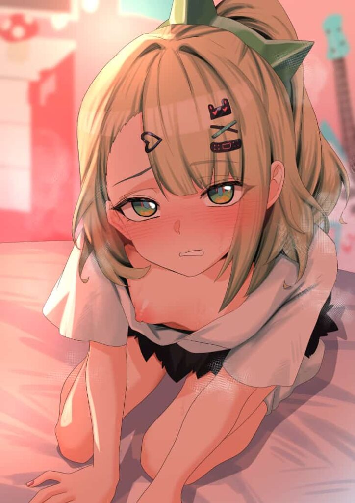 ふとした時の胸チラが一番脳汁出る二次エロ画像まとめ 8枚目