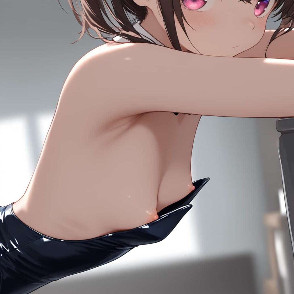 ふとした時の胸チラが一番脳汁出る二次エロ画像まとめ 1枚目