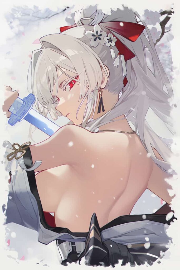 鳴潮　緋雪の上品な感じなのにドスケベボディでたまらない二次エロ画像まとめ 6枚目