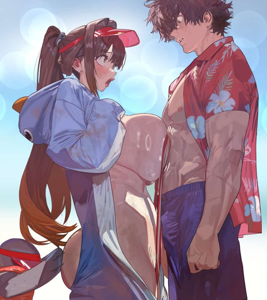 NIKKE マルチャーナのグラマラスボディからはみ出す水着がエロすぎる画像まとめ 9枚目
