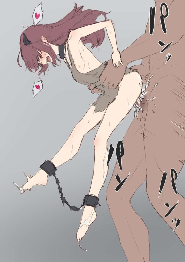 軽々持ち上げられて抵抗できず肉オナホ化してる女の子の二次エロ画像まとめ 11枚目