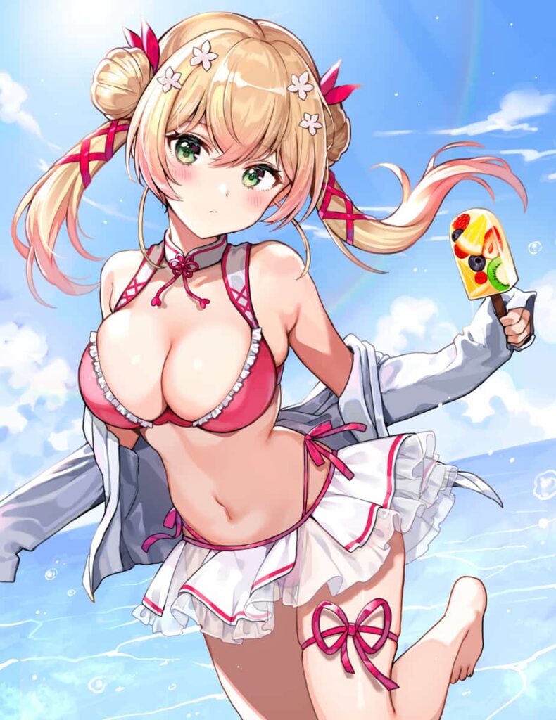 Vtuberの魅惑の水着エロ画像まとめ1 9枚目