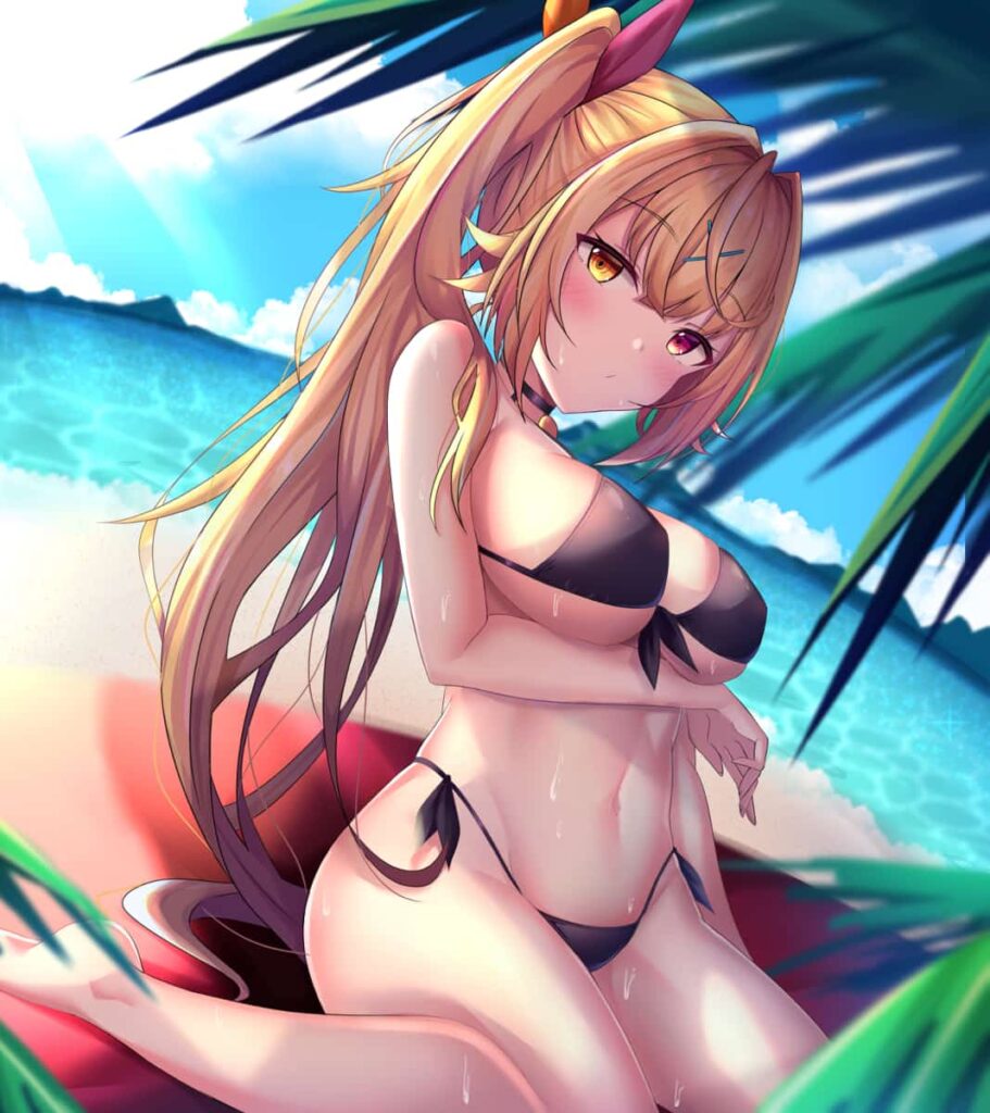 Vtuberの魅惑の水着エロ画像まとめ1 15枚目