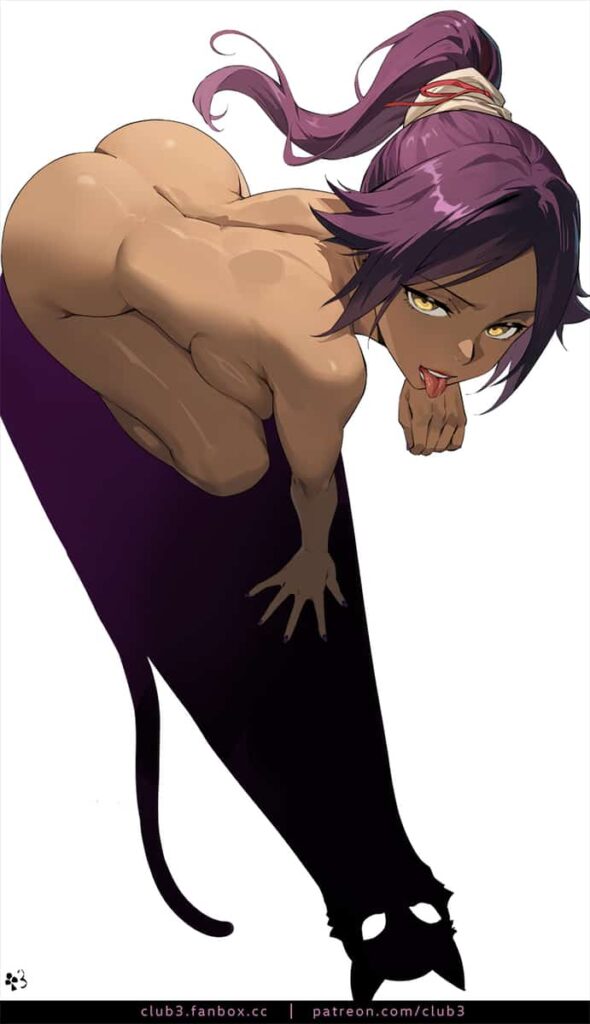 BLEACH　四楓院夜一のお尻がエロいイラストまとめ 2枚目